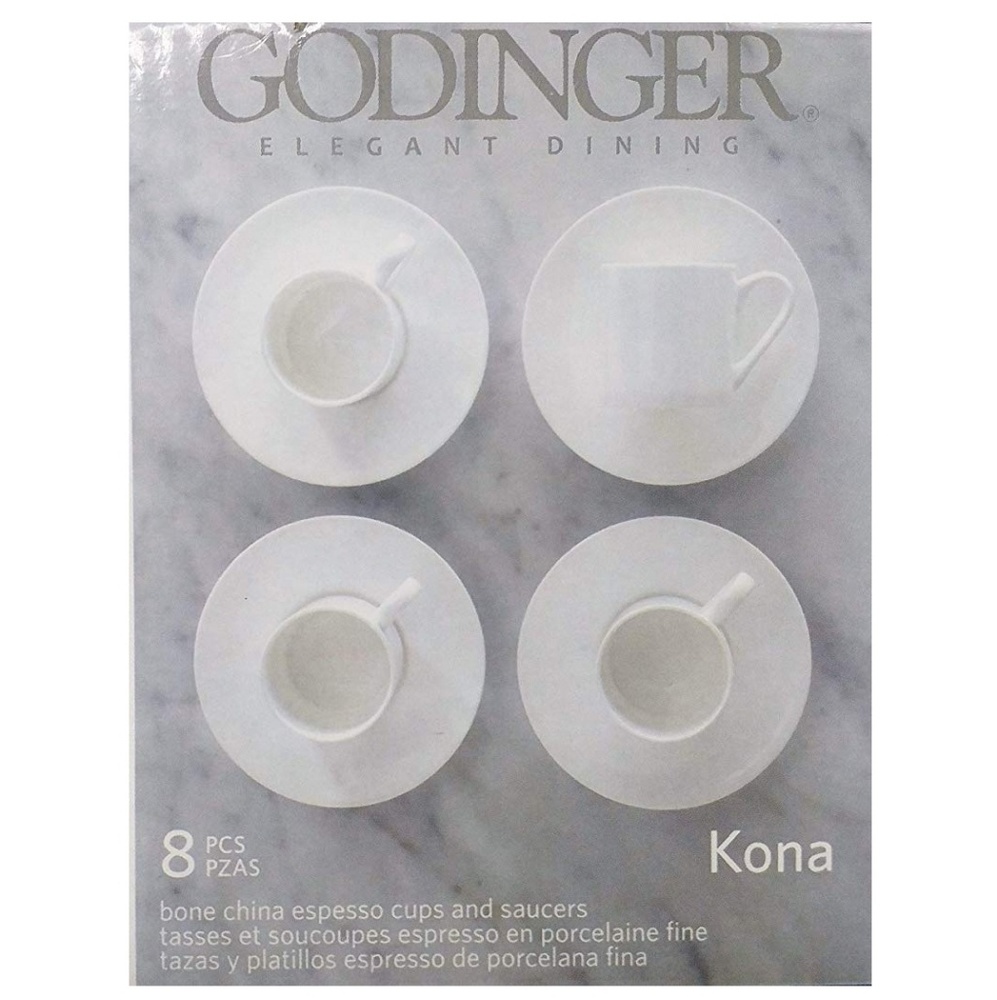 4 Cups and Saucers, Coffee Mug set